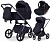 Коляска 3 в 1 Rant Falcon Soft Therm Black с автокреслом Cruise + переходник